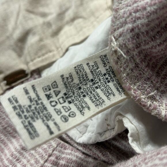 Free People Light At Sunrise Paperbag Pants Size 6 Cropped Super High Rise Strip - Picture 16 of 16